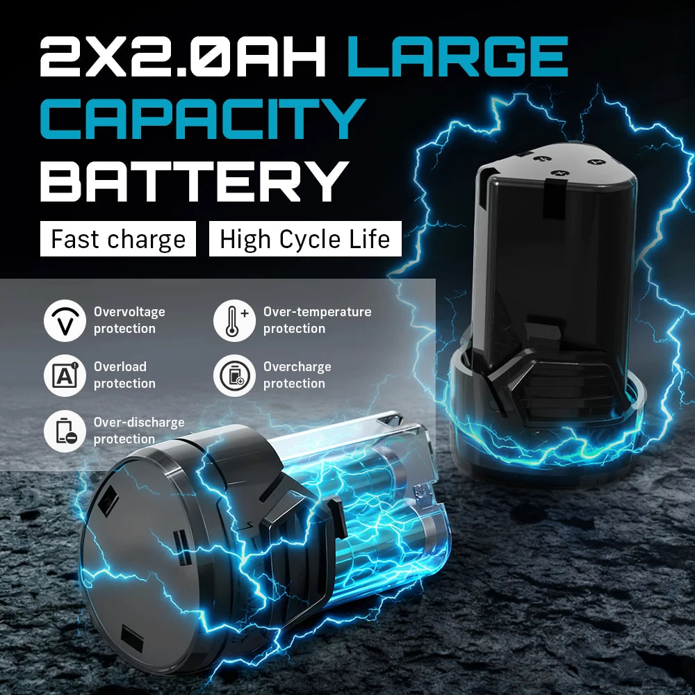 Clé à Cliquet Électrique Longue Portée