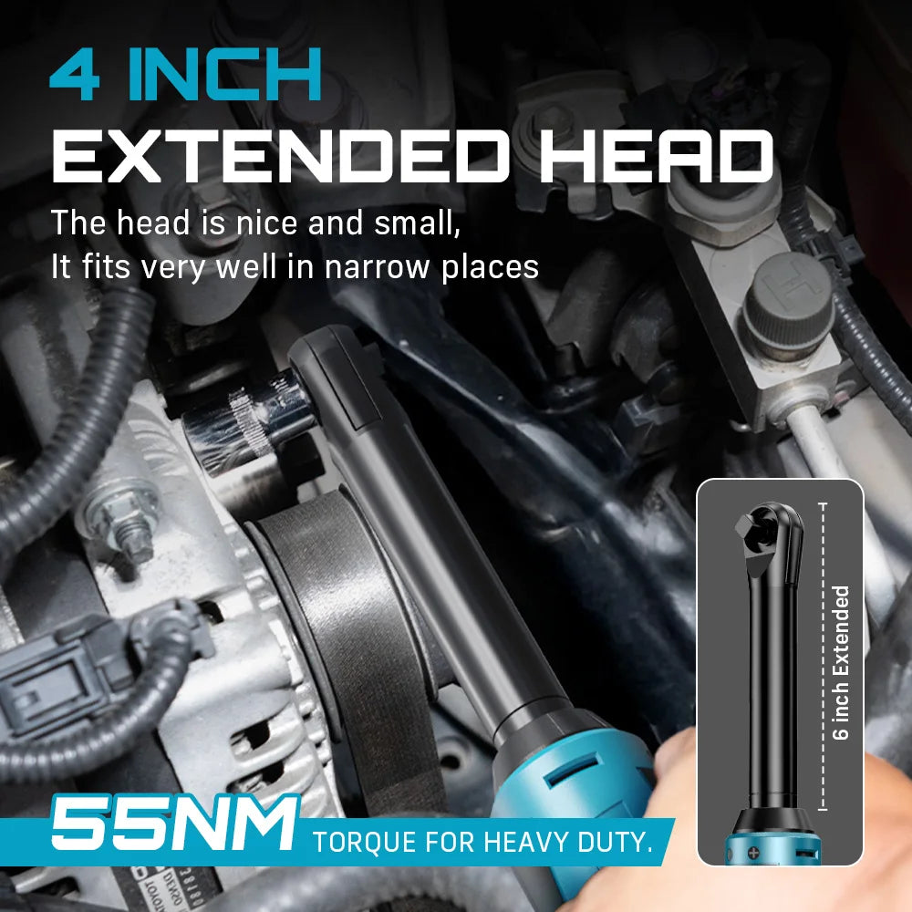 Clé à Cliquet Électrique Longue Portée