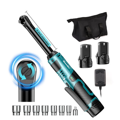 Clé à Cliquet Électrique Longue Portée