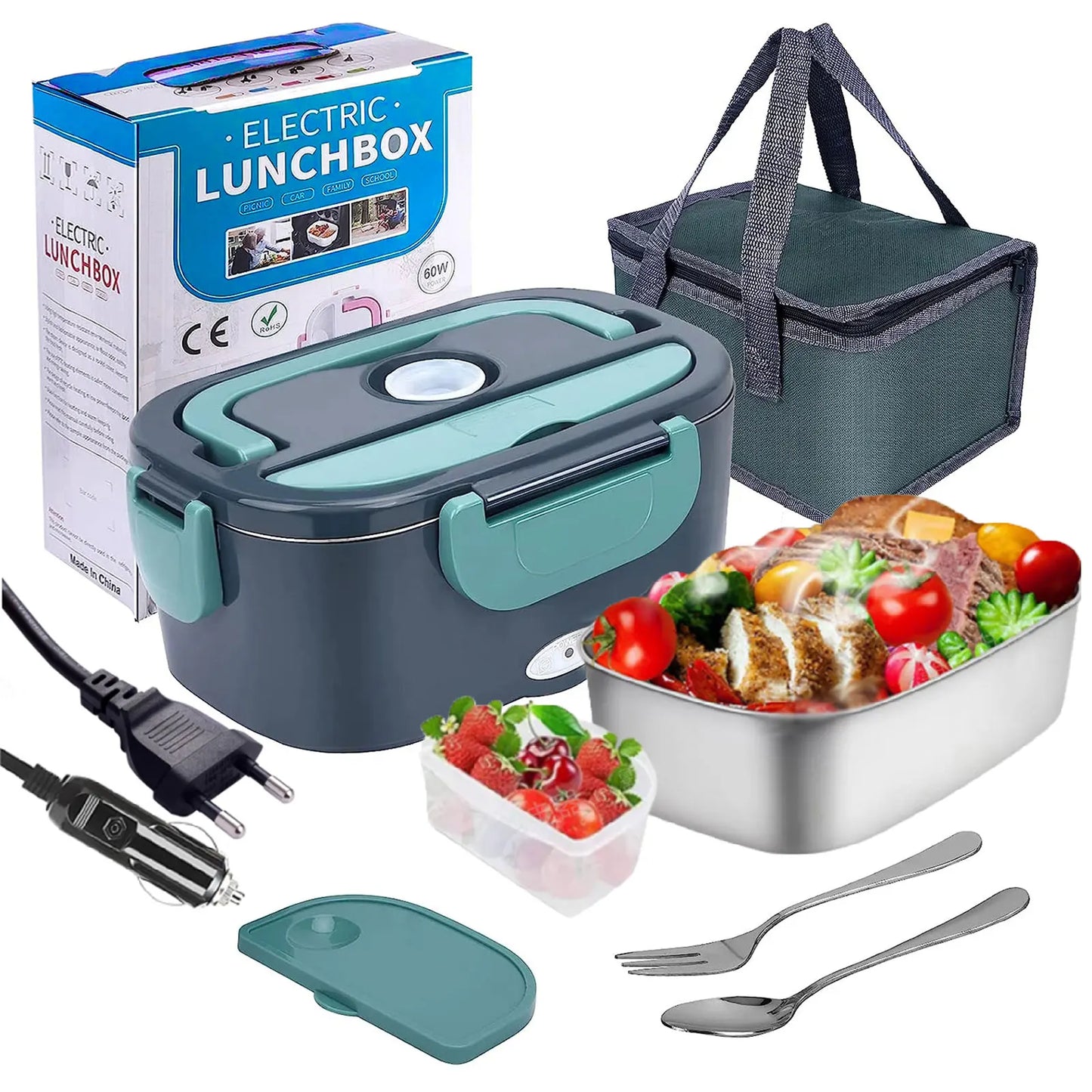 Lunch Box Électrique Chauffante 1,5L