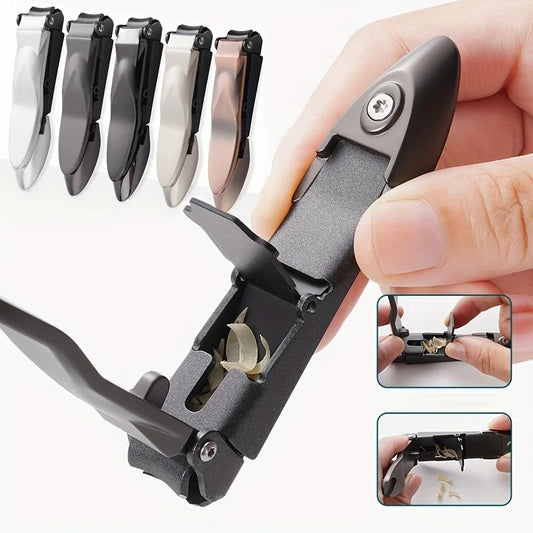 Coupe-ongles ergonomique avec récupérateur